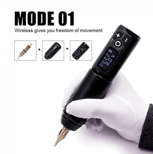 Planet Gates Biomaser Wireless Tattoo Machine Professional Rotary Tattoo Pen Original German Motor 1800mAh Battery Fast Charge Stroke 4.0mm