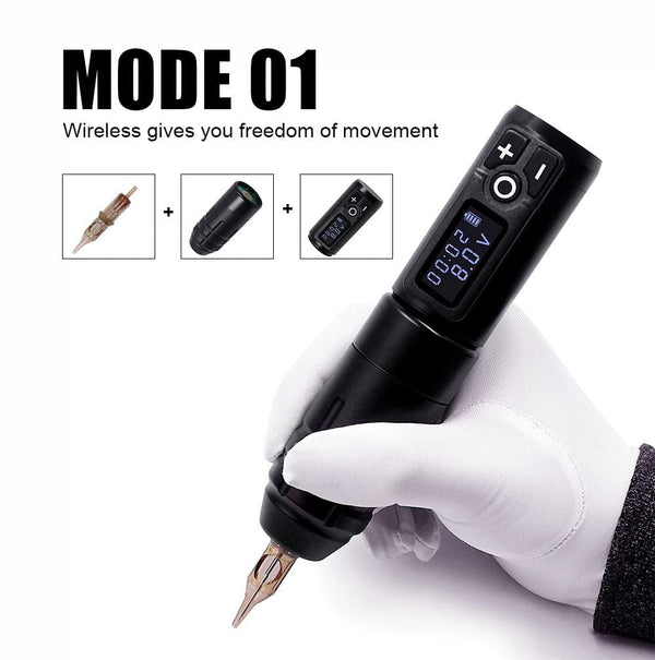 Planet Gates Biomaser Wireless Tattoo Machine Professional Rotary Tattoo Pen Original German Motor 1800mAh Battery Fast Charge Stroke 4.0mm