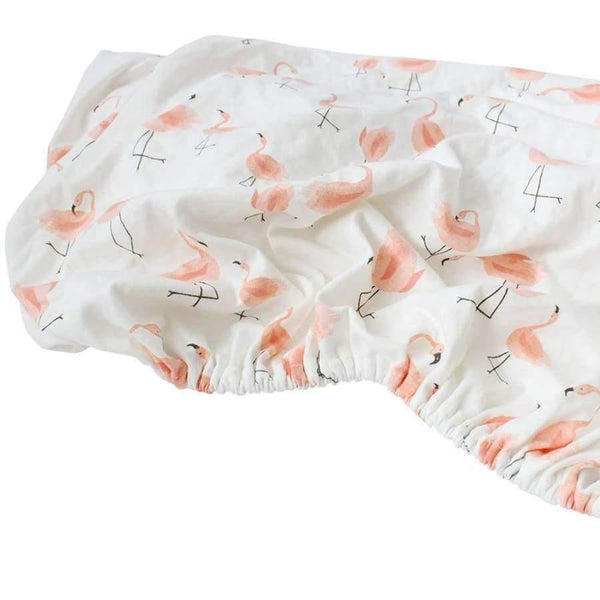 Planet Gates Birds Cotton Baby Crib Fitted Sheet Infant Cot Bed Sheets Soft Breathable Newborn Bedding Soft Mattress Cover Protector