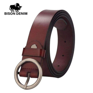 Planet Gates BISON DENIM Designer Belts Women Strap High Quality Genuine Leather Famous Brand ladies casual style luxury female belt N60196