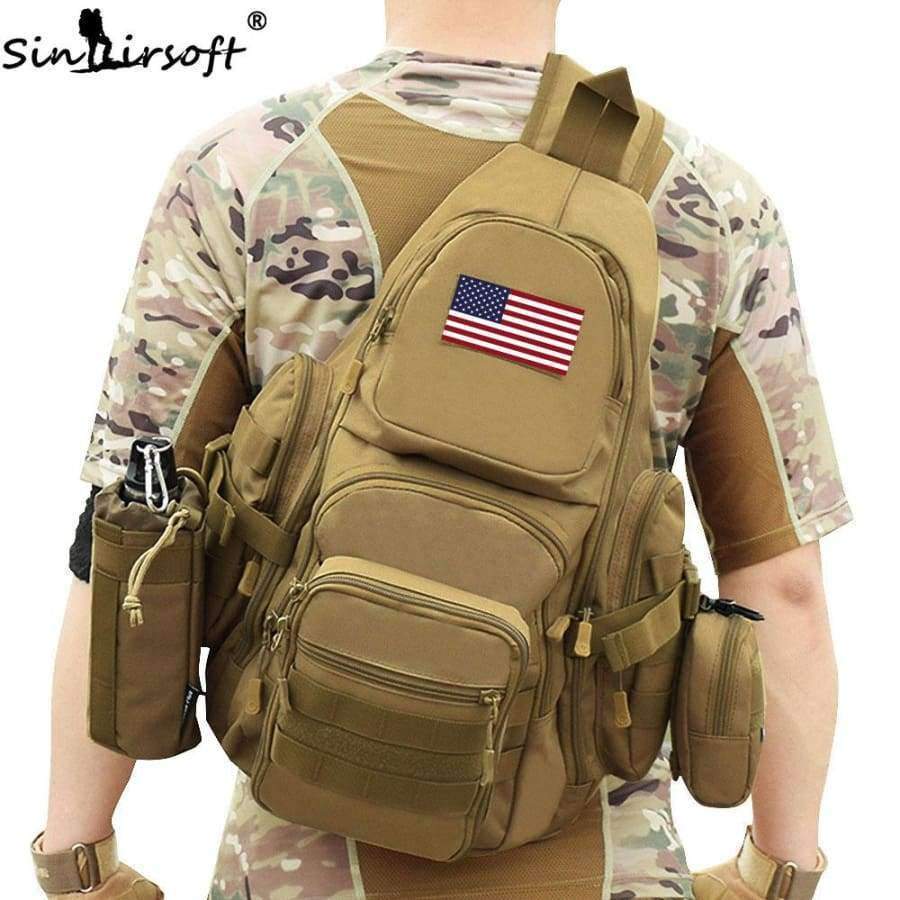 Planet Gates BK / China Military Backpacks 14 Inch Laptop Backpack 800D Nylon Sports Bag Camping Hiking Waterproof Men Travel Rucksack