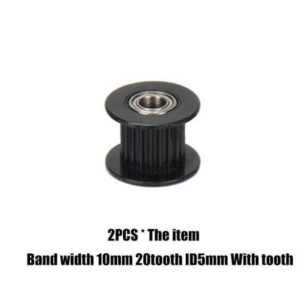 Planet Gates BK ID5X10X20tooth gt2 timing belt pulley 6mm 10mm bandwidth 16 teeth  20 teeth tooth tensioner bore 3mm 4mm 5mm inner hole roller MXL pulley