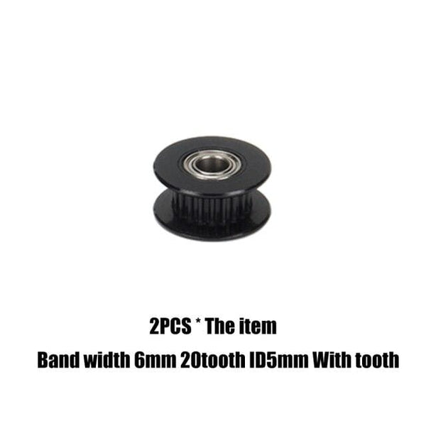 Planet Gates BK ID5X6X20tooth gt2 timing belt pulley 6mm 10mm bandwidth 16 teeth  20 teeth tooth tensioner bore 3mm 4mm 5mm inner hole roller MXL pulley