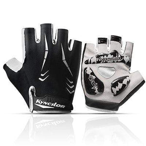 Planet Gates BK / L Cycling Anti-slip Anti-sweat Men Women Half Finger Gloves Breathable Anti-shock Sports Gloves MTB Bike Bicycle Glove