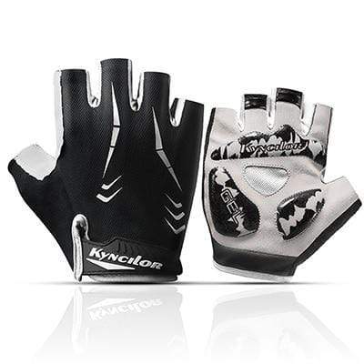 Planet Gates BK / L Cycling Anti-slip Anti-sweat Men Women Half Finger Gloves Breathable Anti-shock Sports Gloves MTB Bike Bicycle Glove