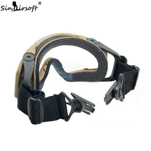 Planet Gates BK Military Tactical FMA Goggles Shock Resistance Windproof Eyes Sports Hunting Shooting Glasses For Airsoft Helmet USMC