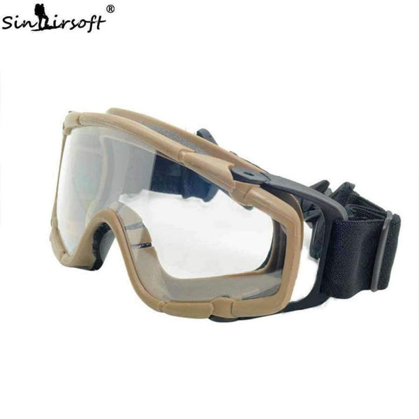 Planet Gates BK Military Tactical FMA Goggles Shock Resistance Windproof Eyes Sports Hunting Shooting Glasses For Airsoft Helmet USMC
