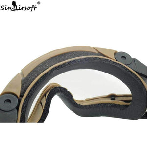 Planet Gates BK Military Tactical FMA Goggles Shock Resistance Windproof Eyes Sports Hunting Shooting Glasses For Airsoft Helmet USMC