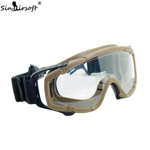 Planet Gates BK Military Tactical FMA Goggles Shock Resistance Windproof Eyes Sports Hunting Shooting Glasses For Airsoft Helmet USMC