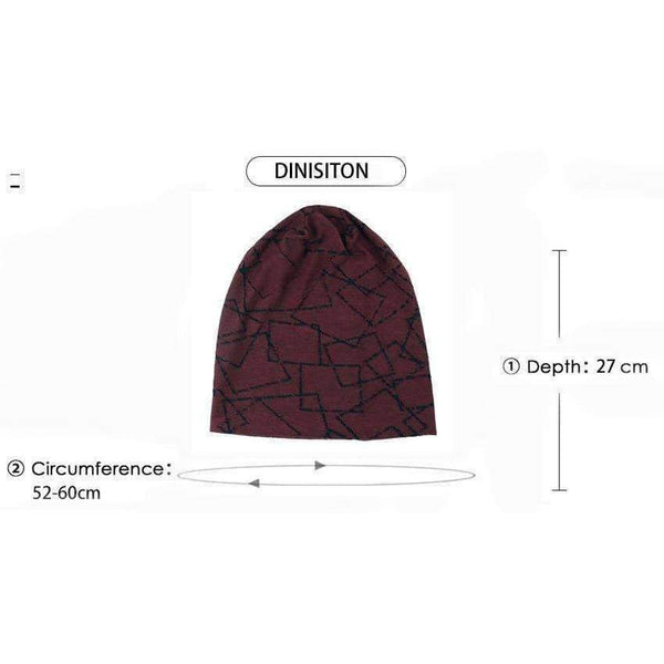 Planet Gates BL04 Black / One Size DINISITON New Square pattern Spring Summer Men Women Knitted Cap Hip hop Skullies Caps Bone gorras Casual Beanies Hats BL04