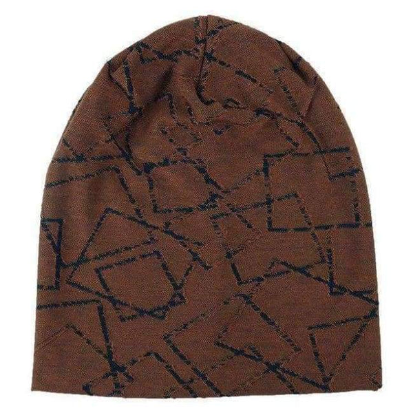 Planet Gates BL04 Coffee / One Size DINISITON New Square pattern Spring Summer Men Women Knitted Cap Hip hop Skullies Caps Bone gorras Casual Beanies Hats BL04