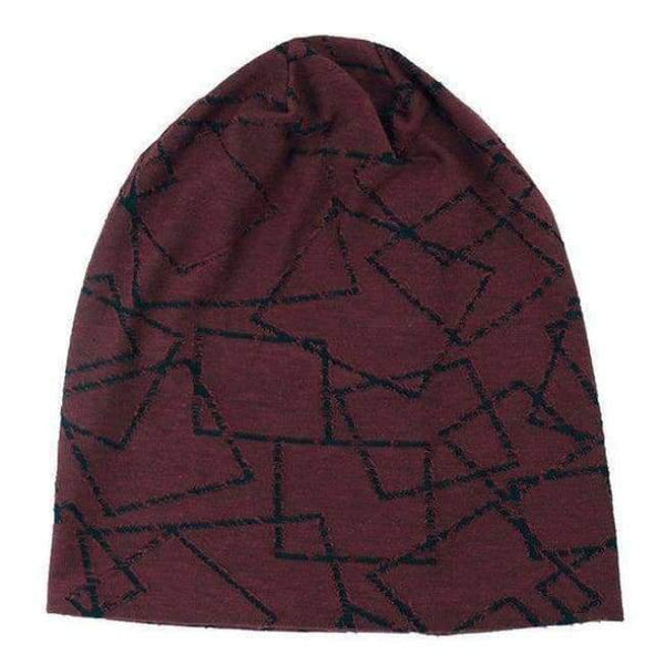 Dinisiton New Square Pattern Spring Summer Men Women Knitted Cap Hip Hop Skullies Caps Bone Gorras Casual Beanies Hats Bl04 - Bl04 Red / One