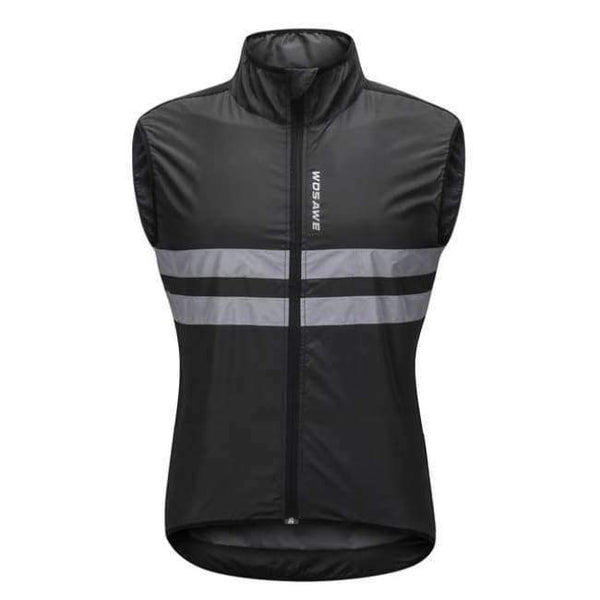 Planet Gates BL205 NEW / L WOSAWE Reflective Cycling Vests Sleeveless Windproof Shirts MTB Road Bike Bicycle Jersey Top Cycle Clothing Wind Coat