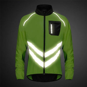 Planet Gates BL218G / L Reflective Windproof Cycling Vest Breathable Mtb Bicycle Mountain Bike Riding Jackets Sleeveless Safety Sports Waistcoat