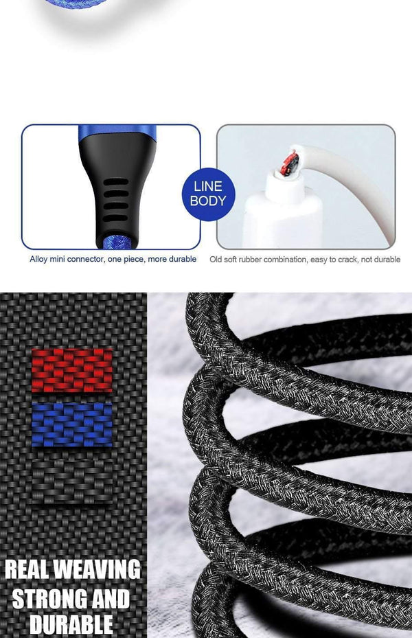 Planet Gates Black / 0.25m H&A Micro USB Cable Quick Charger Cable Nylon Braided USB Charger For Xiaomi Huawei LG Samsung Mobile Phone USB Charging Cord
