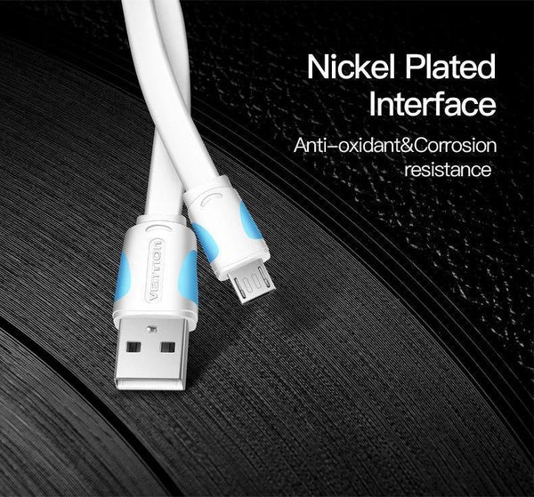 Planet Gates Black / 0.25m Vention Micro USB2.0 Cable For Mobile Phone Charging Cable Super Charger 1.5m 1m USB Data Sync Cable For Samsung Android Cable