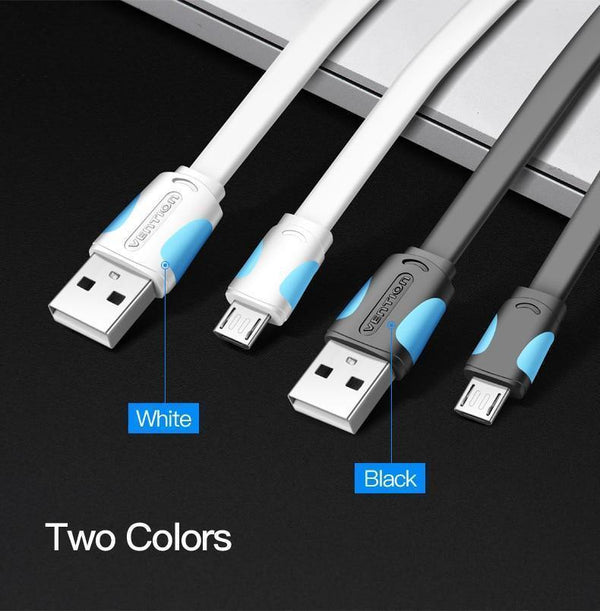 Planet Gates Black / 0.25m Vention Micro USB2.0 Cable For Mobile Phone Charging Cable Super Charger 1.5m 1m USB Data Sync Cable For Samsung Android Cable
