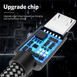 Planet Gates Black / 0.3m USLION Micro USB Cable 2A Fast Charge USB Data Cable for Samsung Huawei Xiaomi LG Andriod Microusb Mobile Phone Charger Cables