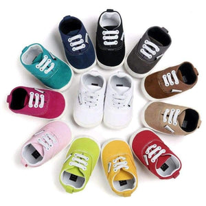 Planet Gates Black / 0-6 Months Wearing Baby Shoes Multi-color Rubber Non-slip Soles Baby Boy & Baby Girl Shoes Candy Colored First Walkers