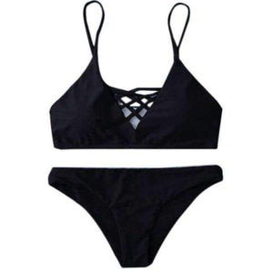 Planet Gates Black / 0 Maternity swimear Brazilian bandage Halter sexy swimwear women swimwear women bikini costumi da bagno donna JL 10