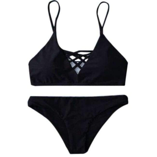 Planet Gates Black / 0 Maternity swimear Brazilian bandage Halter sexy swimwear women swimwear women bikini costumi da bagno donna JL 10