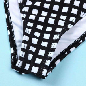 Planet Gates Black / 0 Swimwear women Bodysuits Sexy black lattice bikini women swimwear swimwear pregnant woman fato de banho JL 11