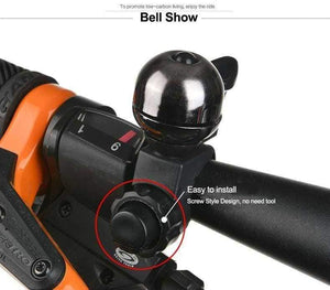 Planet Gates Black 01 Cycling Riding Safe Security Handlebar Bell Horns Ring Crisp Ringing Mechanical Bell Bike Bicycle Ordinary Copper Bells