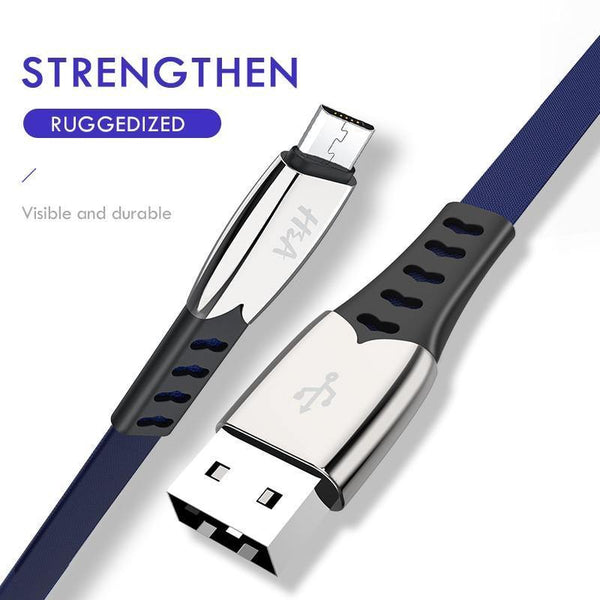 Planet Gates Black / 1.2m H&A Fashion Fast Charger Micro USB Data Cable For Samsung For Xiaomi Huawei Mobile Phone Charging Cable For Android Phone Cable