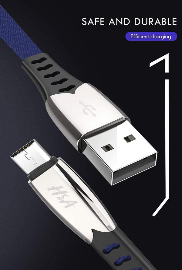 Planet Gates Black / 1.2m H&A Fashion Fast Charger Micro USB Data Cable For Samsung For Xiaomi Huawei Mobile Phone Charging Cable For Android Phone Cable