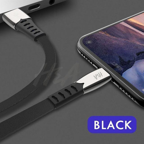 Planet Gates Black / 1.2m H&A Fashion Fast Charger Micro USB Data Cable For Samsung For Xiaomi Huawei Mobile Phone Charging Cable For Android Phone Cable