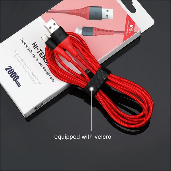 Planet Gates Black / 1.2m ROCK Hi-Tensile Micro USB Cable for Samsung Xiaomi LG USB Fast Charging Data Braided Charger Android Mobile Phone 120CM