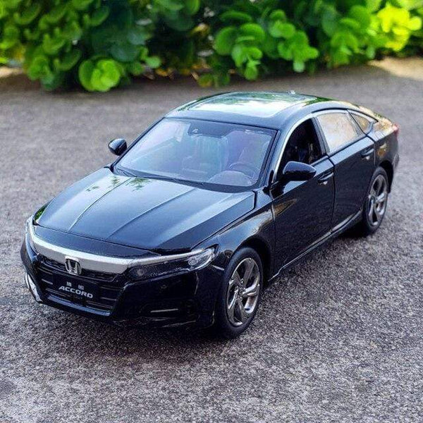 Planet Gates black 1:32 Honda Accord Model Die-casting Model Sound And Light Car Children's Toy Collectible Boy Birthday Gift E147