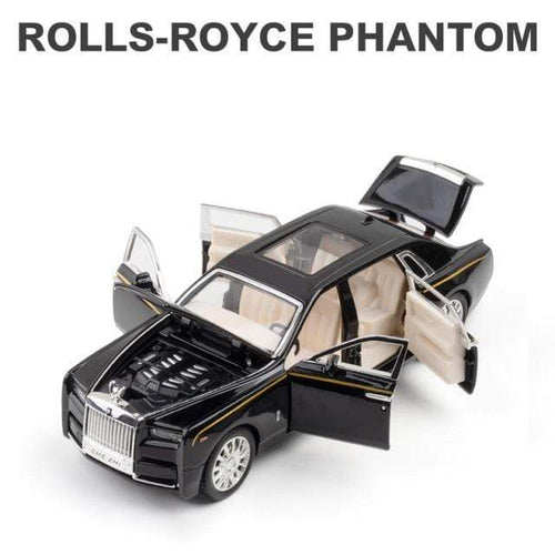 Planet Gates Black 1:32 Rolls-Royce Phantom Alloy Car Model Diecasts & Toy Vehicles Toy Cars Kid Toys For Sound and light Children Gifts Boy Toy