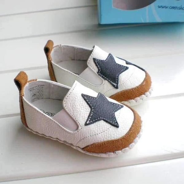 Planet Gates black / 1.5 Genuine Leather Shoes Indoor Baby Shoes Boys Girls Soft Anti-skid Toddler Shoes Fashion Light Blue First Walkers