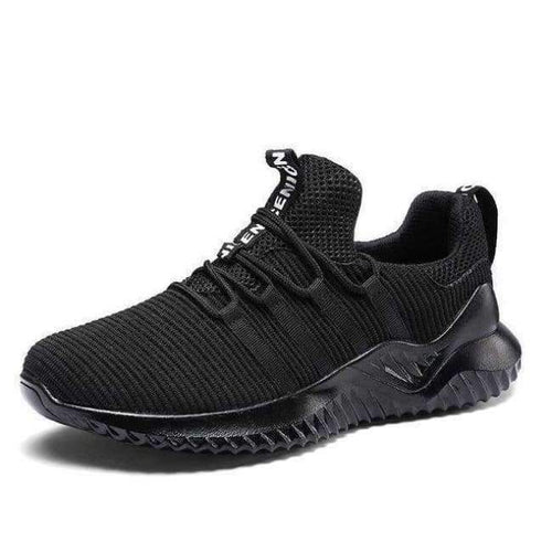 Planet Gates Black 1 / 6.5 2018 Hot Sale Four Seasons Running Shoes Men Lace-up Athletic Trainers Zapatillas Sports Male Shoes Outdoor Walking Sneakers