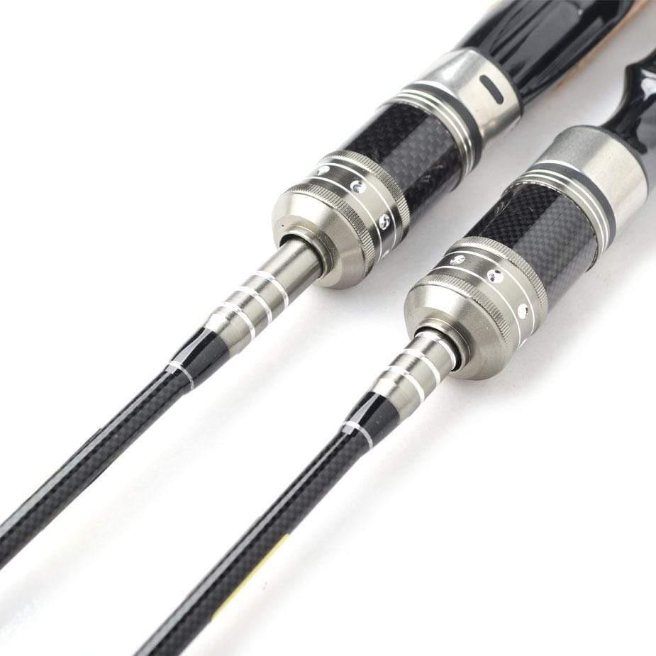 Planet Gates Black / 1.8m 602UL Carbon Fiber Fishing Rods Spinning Lure Rod 2 Section 1.8m 602UL Travel Rod Casting Lure Weight 0.8-5g Solid Carbon Tip