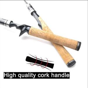 Planet Gates Black / 1.8m 602UL Carbon Fiber Fishing Rods Spinning Lure Rod 2 Section 1.8m 602UL Travel Rod Casting Lure Weight 0.8-5g Solid Carbon Tip