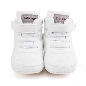 Planet Gates Black / 1 Autumn Spring Frosted Texture Soft Bottom Toddler Shoes By Hand Baby Shoes Cotton Shoes Keep Warm Lace Up First Walkers