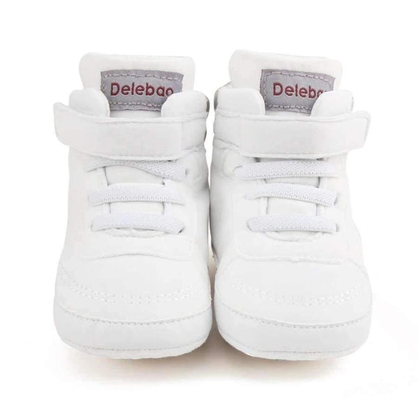 Planet Gates Black / 1 Autumn Spring Frosted Texture Soft Bottom Toddler Shoes By Hand Baby Shoes Cotton Shoes Keep Warm Lace Up First Walkers