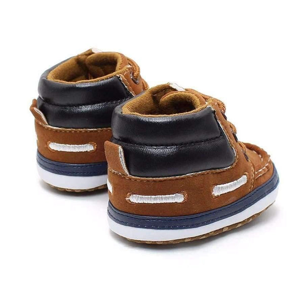 Planet Gates Black / 1 Autumn Spring Frosted Texture Soft Bottom Toddler Shoes By Hand Baby Shoes Cotton Shoes Keep Warm Lace Up First Walkers