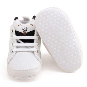 Baby Shoe & Socks Suit Pure Cotton Black And White Dot Soft Sole Infant Toddler First Walekers - Planet Gates