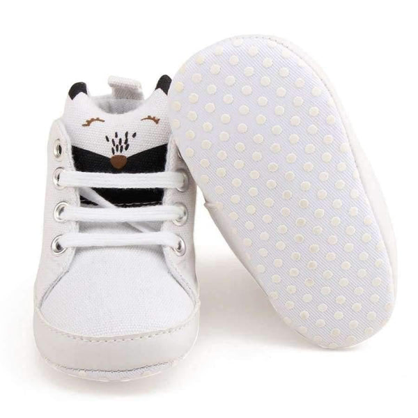 Baby Shoe & Socks Suit Pure Cotton Black And White Dot Soft Sole Infant Toddler First Walekers - Planet Gates