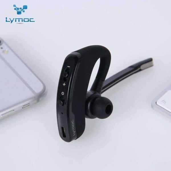 Planet Gates Black 1 Bluetooth Headset Business Car Wireless Headphones Stereo with Mic Sport Running Bluetooth Earphone Handfree HD Music