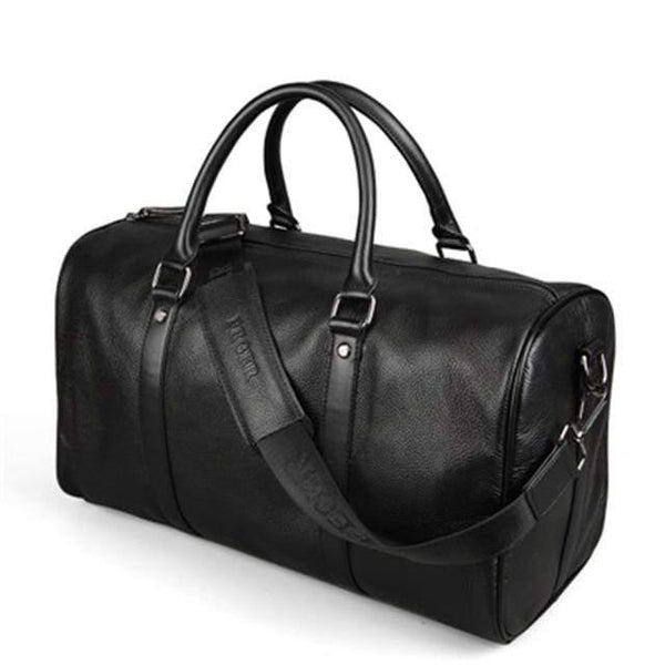 Planet Gates black 1 / China Fashion extra large weekend duffel bag big genuine leather business men's travel bag popular design duffle handbag