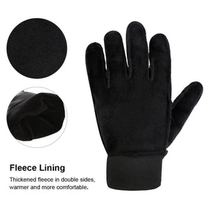 Planet Gates Black 1 / M Men Women Winter Warm Gloves Windproof Outdoor Gloves Thick Warm Mittens Touch Screen Gloves Unisex Anti-slip Design