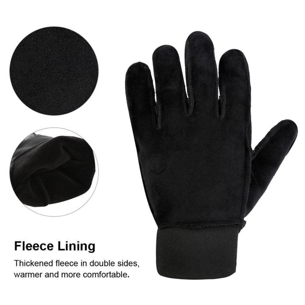 Planet Gates Black 1 / M Men Women Winter Warm Gloves Windproof Outdoor Gloves Thick Warm Mittens Touch Screen Gloves Unisex Anti-slip Design