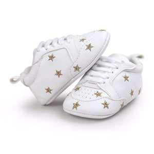 Planet Gates Black / 1 Multiple Star Baby Girl Shoes first walkers Lace-up Fashion Baby Shoes For 0-18 Months