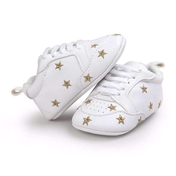 Planet Gates Black / 1 Multiple Star Baby Girl Shoes first walkers Lace-up Fashion Baby Shoes For 0-18 Months