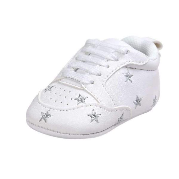 Planet Gates Black / 1 Multiple Star Baby Girl Shoes first walkers Lace-up Fashion Baby Shoes For 0-18 Months