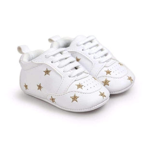Planet Gates Black / 1 Multiple Star Baby Girl Shoes first walkers Lace-up Fashion Baby Shoes For 0-18 Months